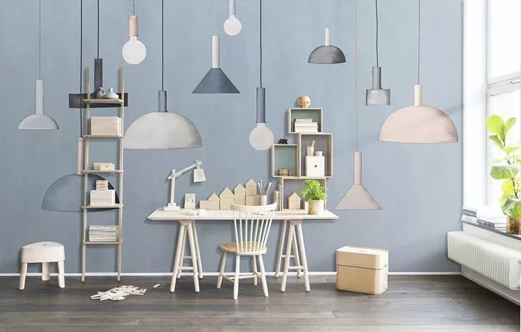 不想太傳統(tǒng)，背景墻壁紙?jiān)撛趺催x呢？